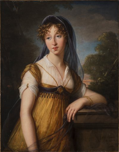 女性の肖像 作： Elisabeth Louise Vigee Lebrun